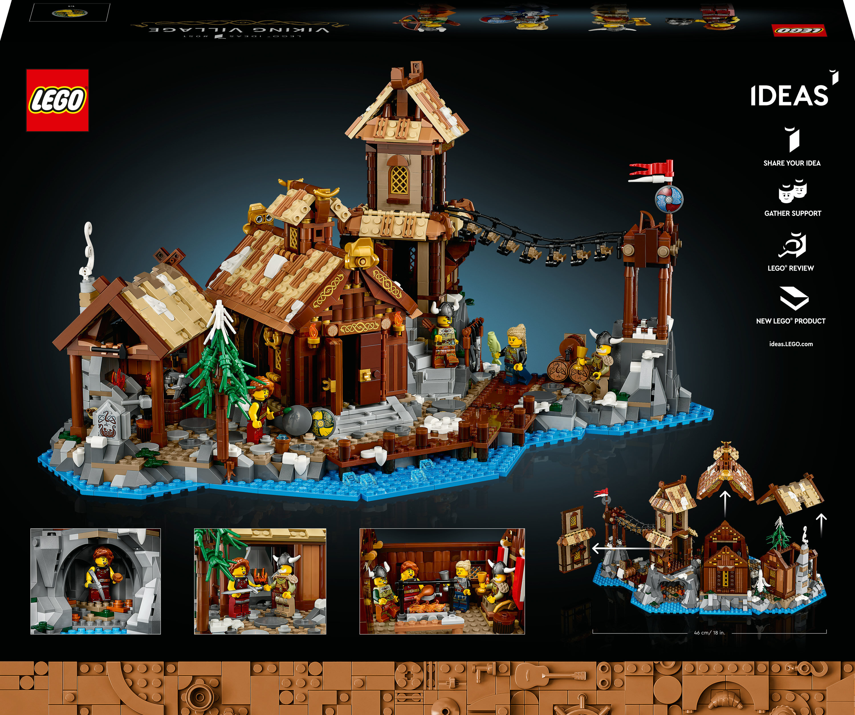 LEGO® Ideas 21343 Vikingská vesnice