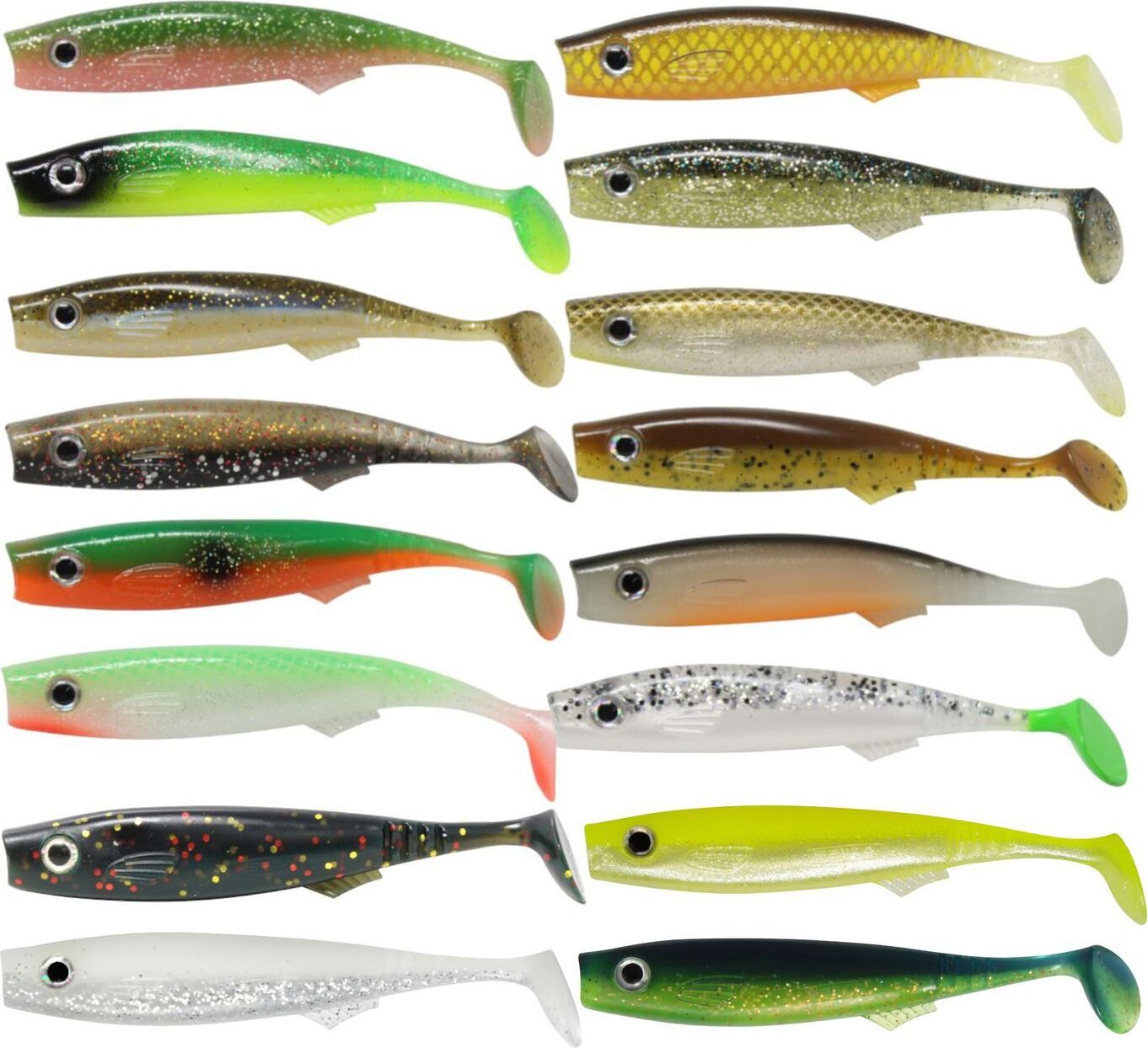 Seika Pro Fortuna Shad 10 cm flaky whitefish Gummifisch 8917023