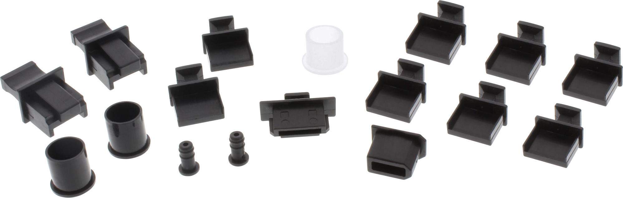 InLine® Staubschutz-Set, für PC-Schnittstellen, 17-teilig 59941K