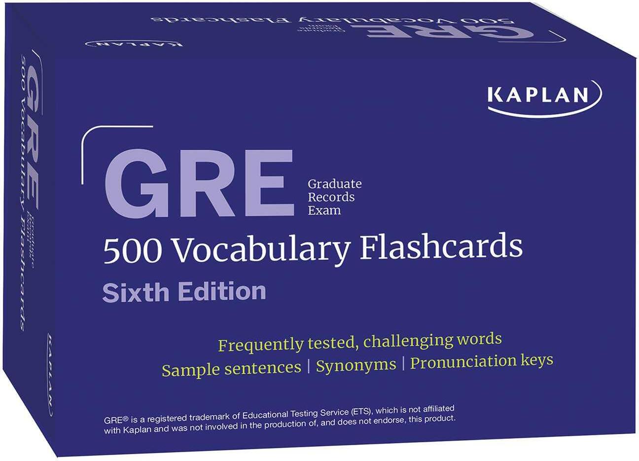 Sonstige Verlage GRE Vocabulary Flashcards, Sixth Edition + Online Access to Review Your Cards, a Practice Test, and Video Tutorials