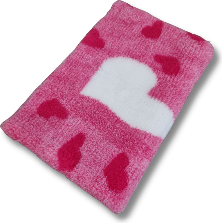 VetBed Vet Bed Hundebett mit Antirutschbeschichtung Big Heart rosa