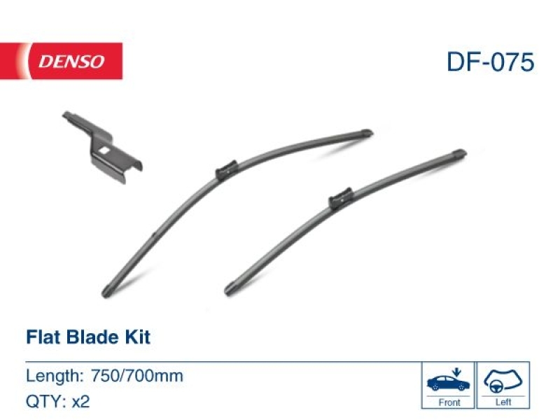DENSO Wischblatt Beifahrerseitig Fahrerseitig DF-075
