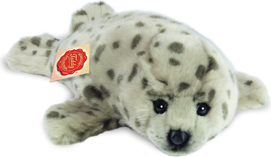 Teddy-Hermann Teddy Hermann 90131 Robbe grau 32 cm, Kuscheltier, Plüschtier