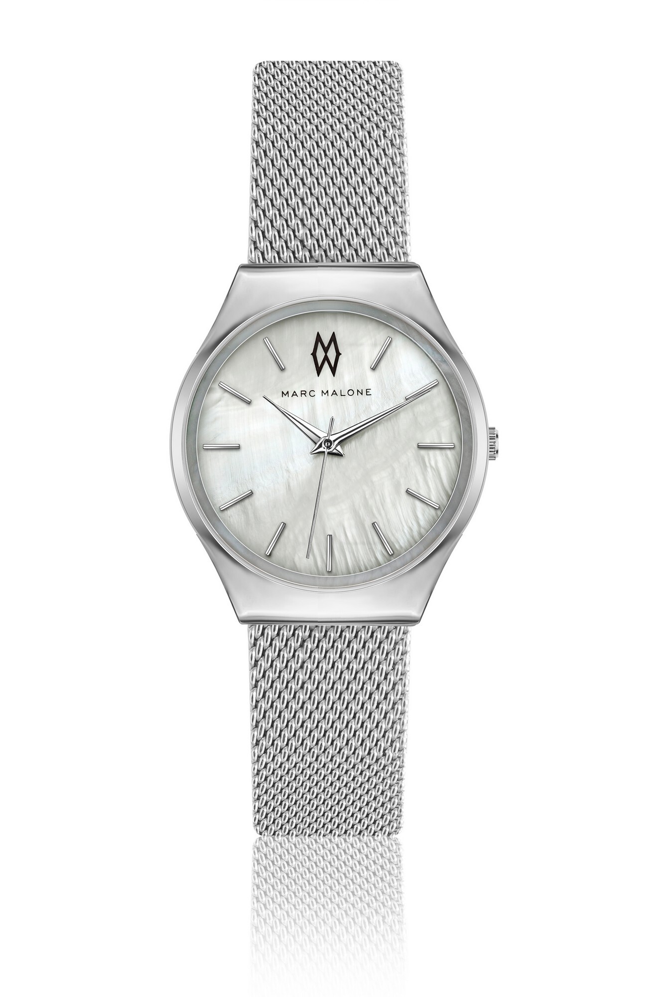 Marc Malone hodinky Ann Silver Mesh CAT-2518