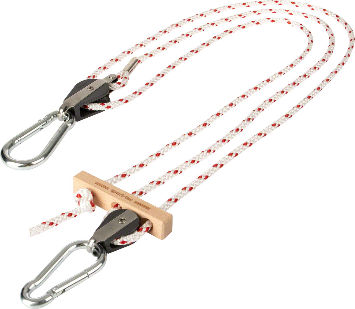 Sport-Tec Flaschenzug mit Karabinerhaken, 110-145 cm 23651