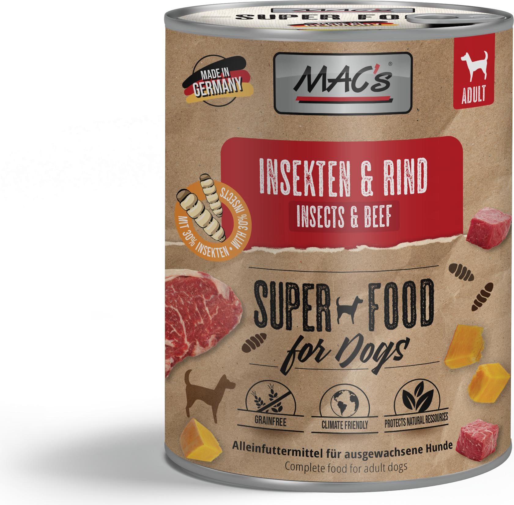 MAC's DOG - Insekten 6x750g | Insekten & Rind