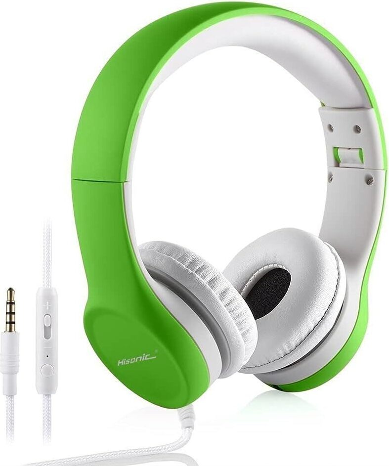 Detské slúchadlá od 3 rokov Ľahké slúchadlá s obmedzovačom hlasitosti 85 db a mikrofónom, funkcia zdieľania hudby, nastaviteľné slúchadlá pre chlapcov