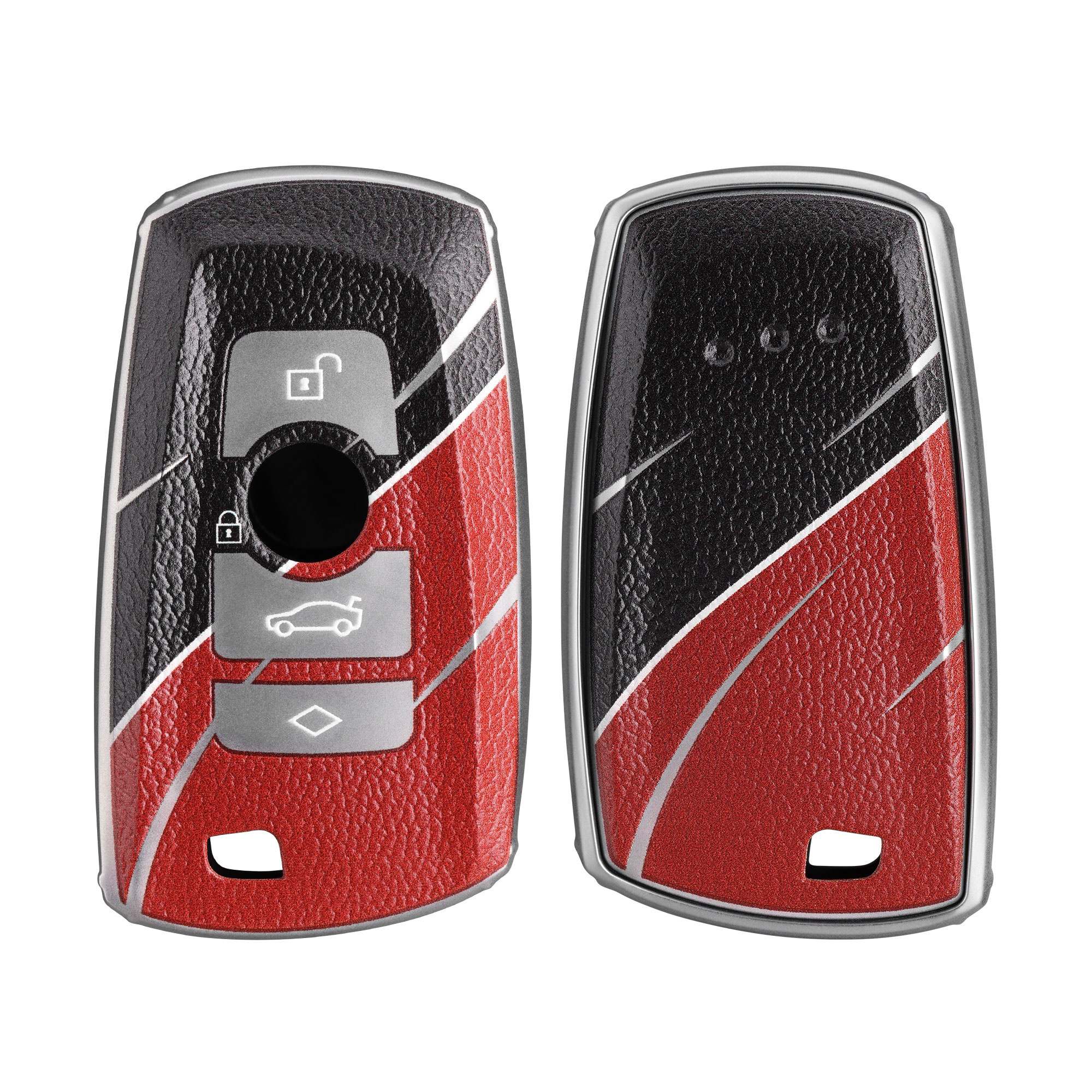 kwmobile Schlüsseltasche Autoschlüssel Hülle für VW Golf 8, TPU Schutzhülle  Schlüsselhülle Cover, geeignet für VW Golf 8 3-Tasten Autoschlüssel