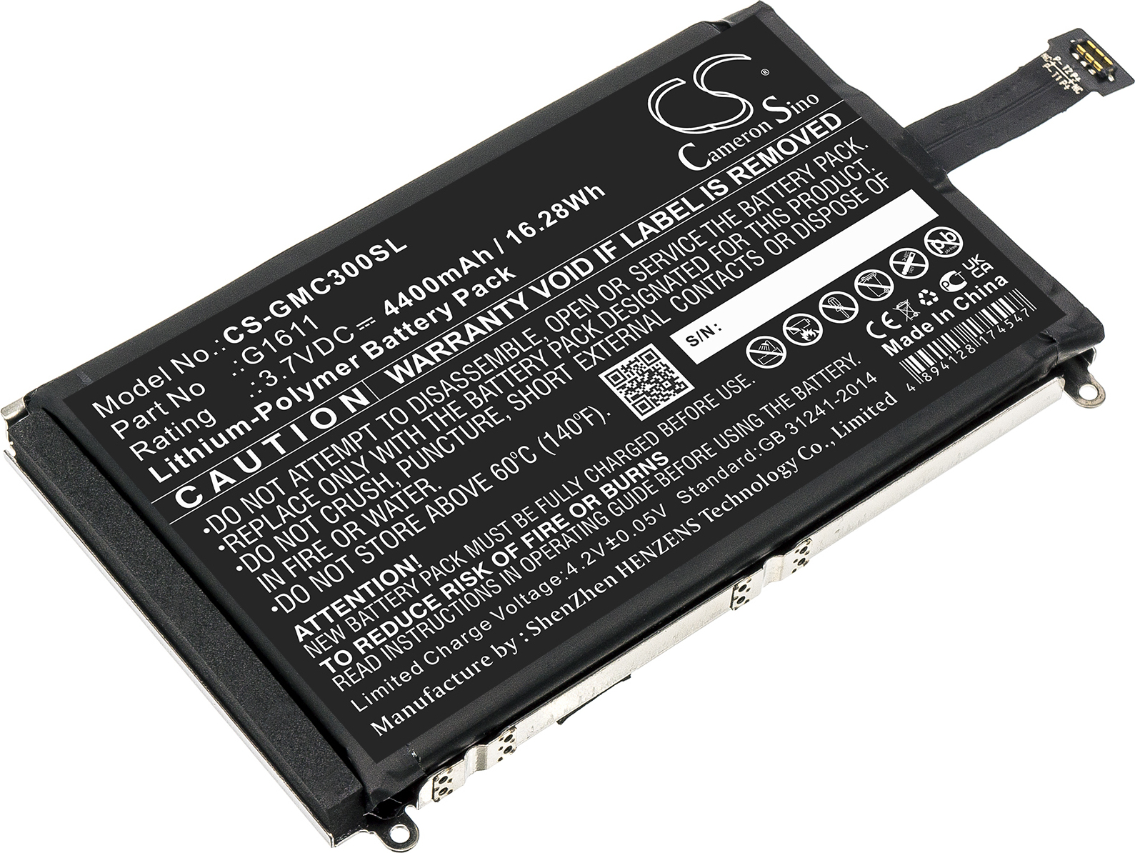 TECHTEK Akku Kompatibel mit [GlocalMe] G1611, G3 Ersetzt G1611