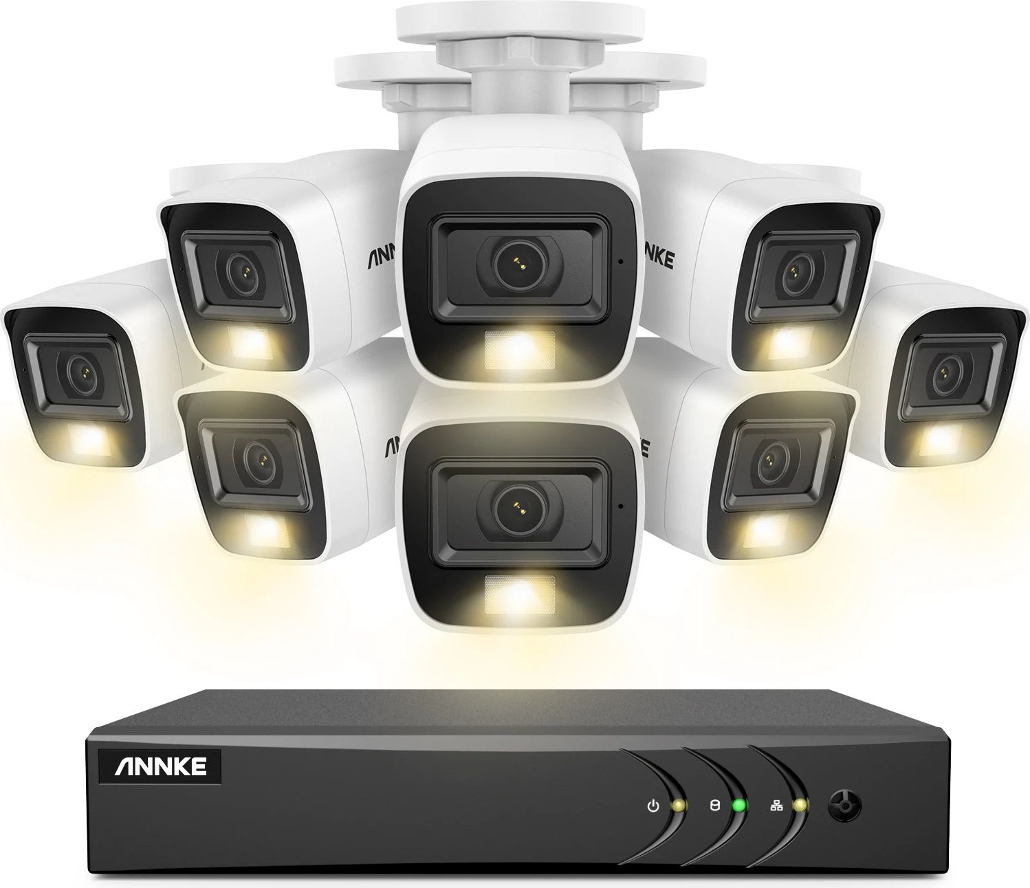 8CH DVR CCTV bezpečnostný systém, 5MP Ultra HD rozlíšenie, infračervené nočné videnie, 3K CMOS kamera, 4T