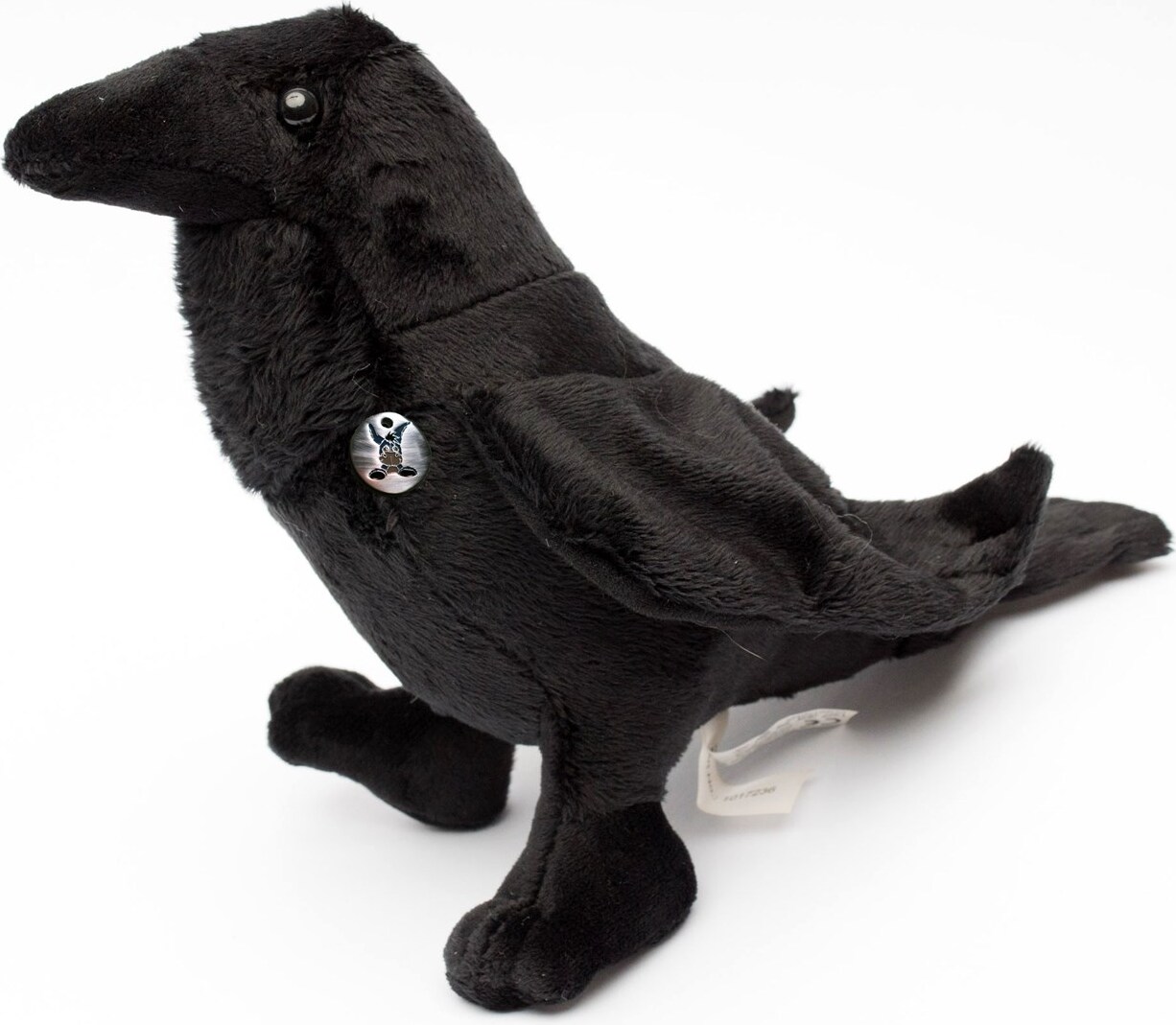 Kuscheltiere*biz Rabe Kuscheltier Vogel schwarz Krähe Kohlrabe Plüschtier Wildvogel HUGIN KT531582