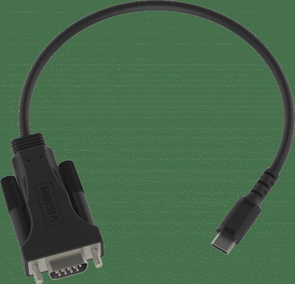 Vision TC-USBCSER/BL serielles Kabel Schwarz RS-232 USB-C