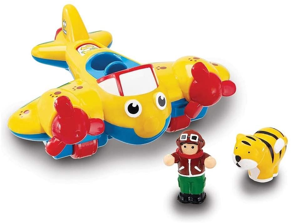 Merkloos WOW Toys Dschungel Flugzeug Johnny - Spielzeugflugzeug fr Kinder WW 01013