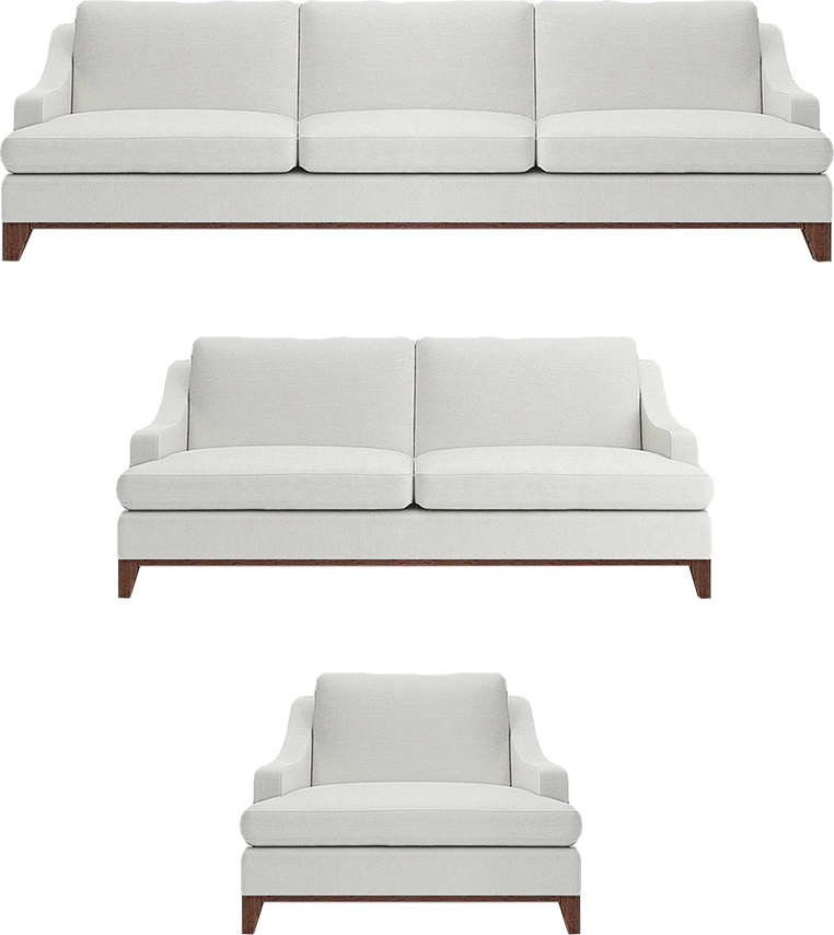 AEA Luxus Weiß Sofas Set Wohnzimmer Sessel Einrichtung Komplett Einrichtung JVM4069424171457
