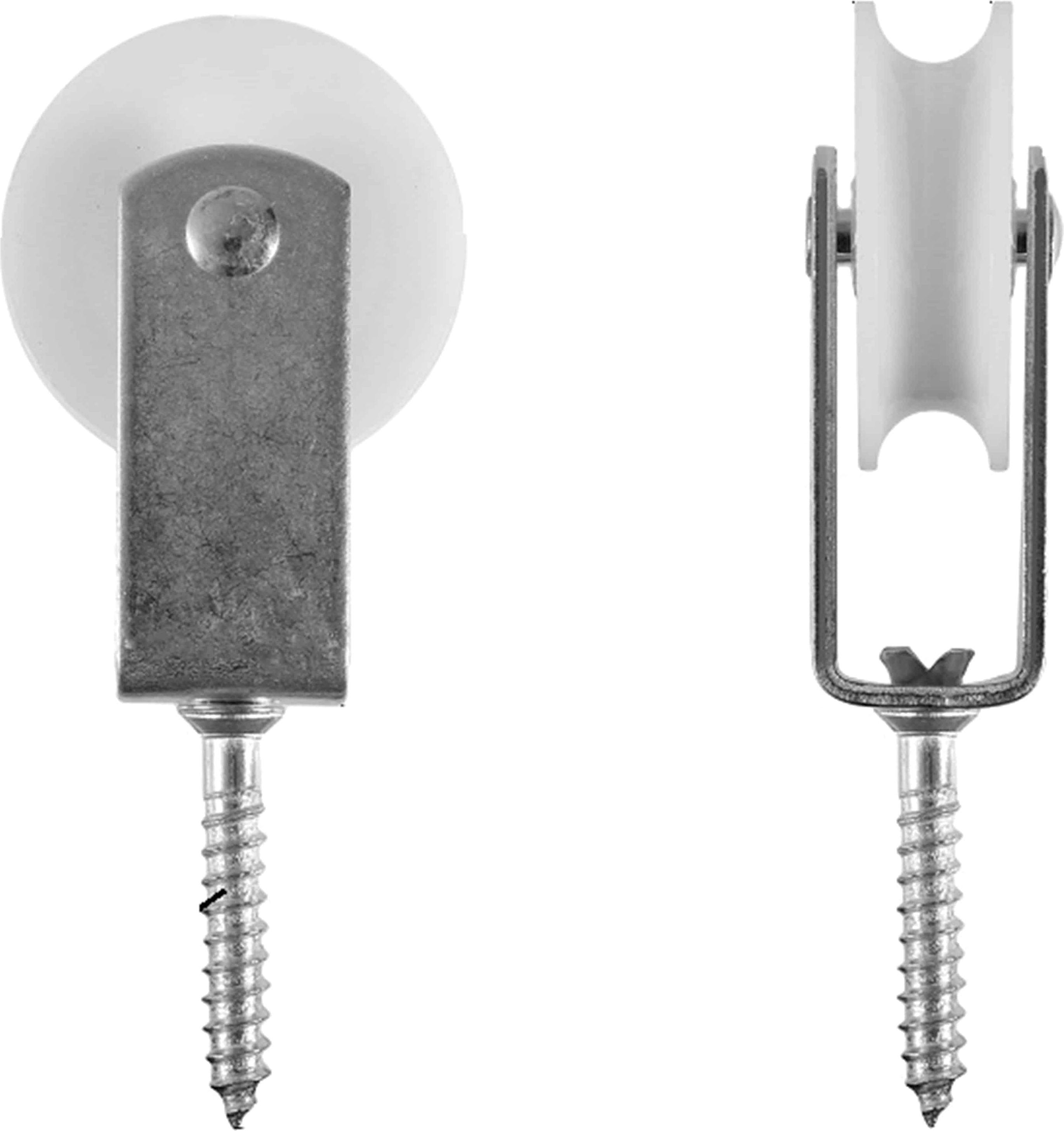 Pollin-Bausatz Umlenkrolle, Stahl, 40 mm, bis 20 kg Belastung