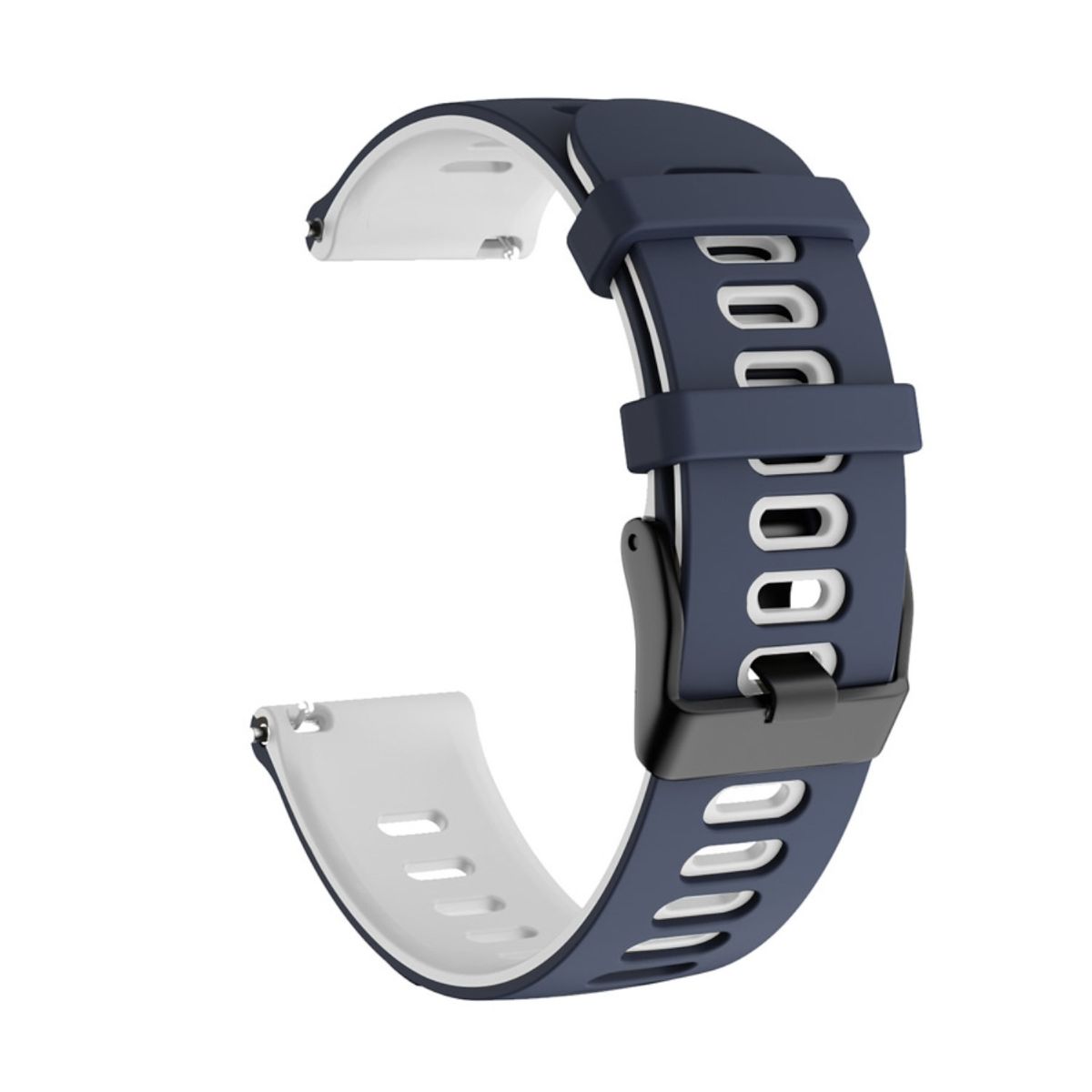 Pre Garmin Vivoactive 4 plastový / silikónový remienok inteligentné hodinky športové modré / biele