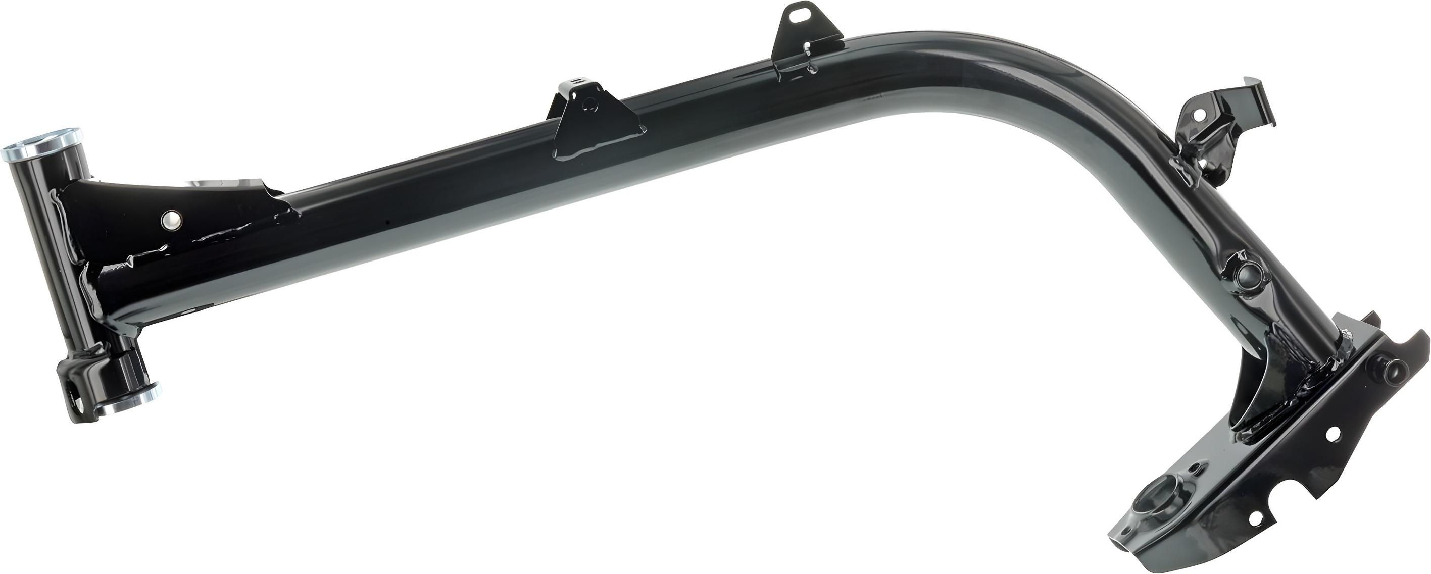 MZA Rahmen, ohne Knotenblech, ohne Typschild, Schwarz - Simson S50, S51, S70 14001-B-10-02