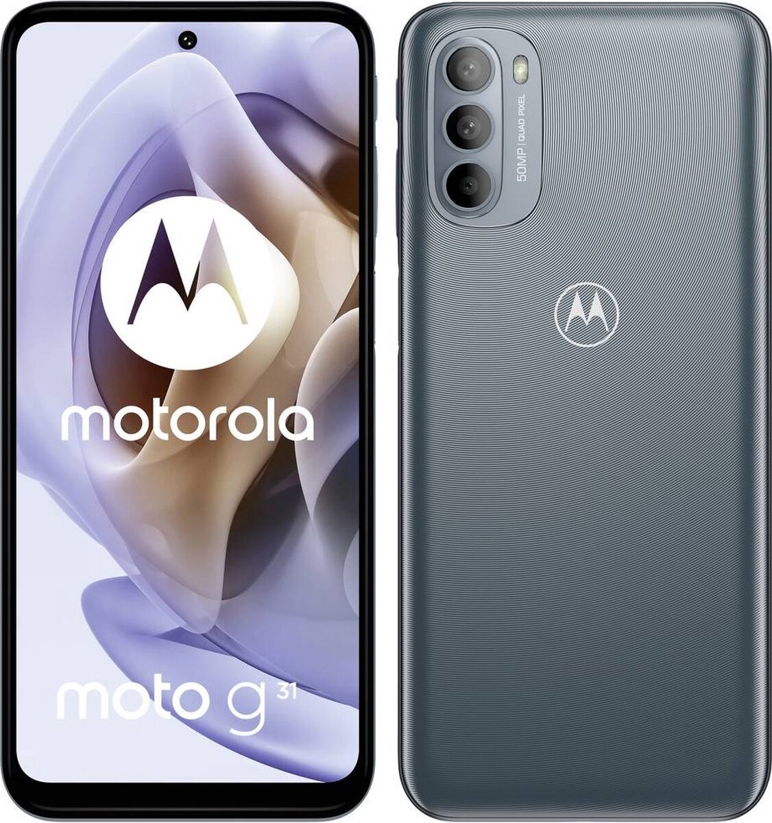 Motorola Mobility Motorola Moto G31 - 4G Smartphone - Dual-SIM - RAM 4 GB / Internal Memory 64 GB - microSD slot - OLED-Display - 6.4" - 2400 x 1080 Pixel (60 Hz)