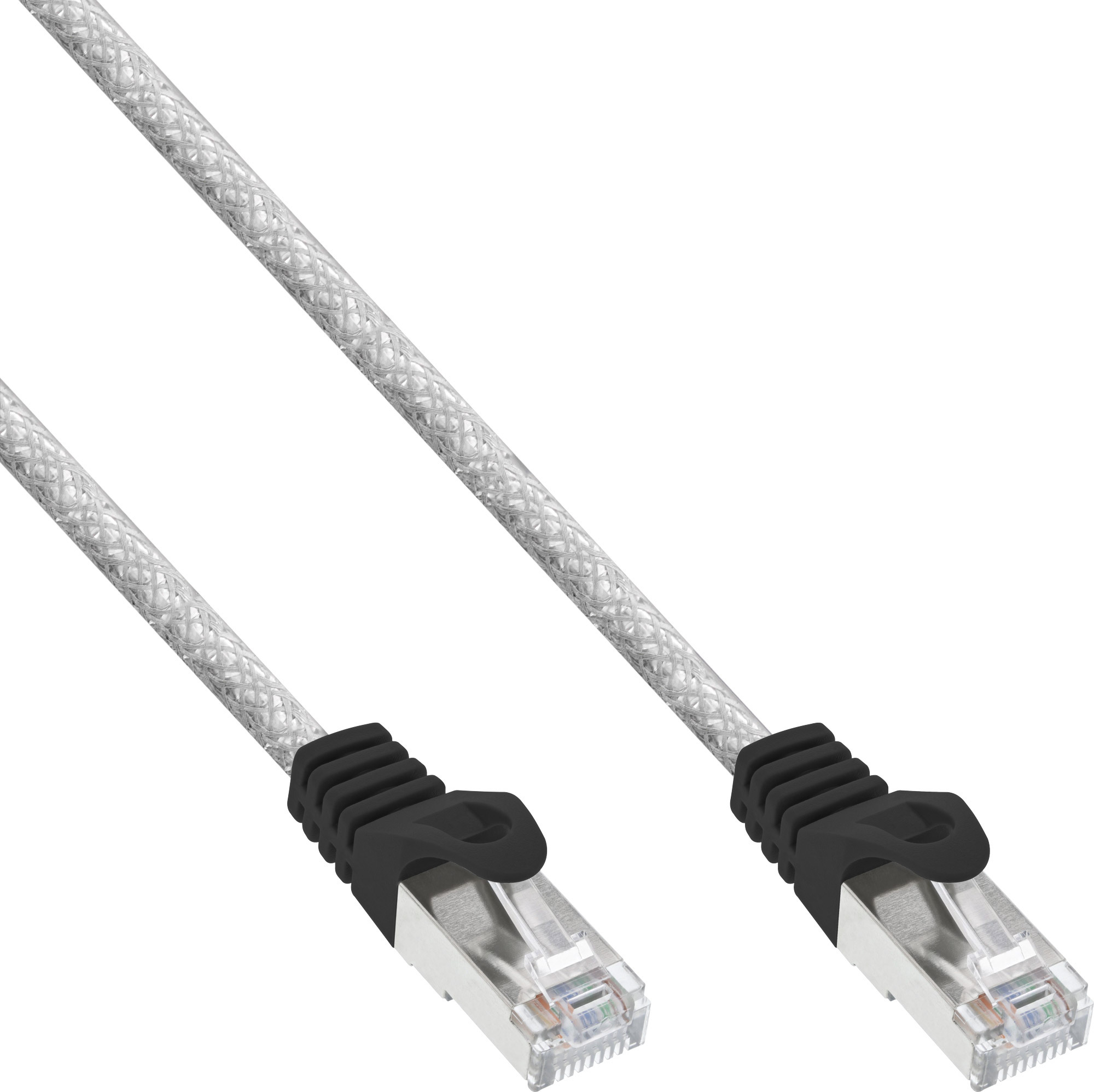 InLine Patchkabel, SF/UTP, Cat.5e, transparent, 0,5m, 0,5 m, Cat5e, SF/UTP (S-FTP), Transparent 72550T