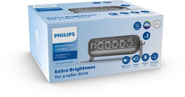 Philips Ultinon Drive 2001L 6 Zoll LED Lichtleistensatz LUMUD2001LX2/10