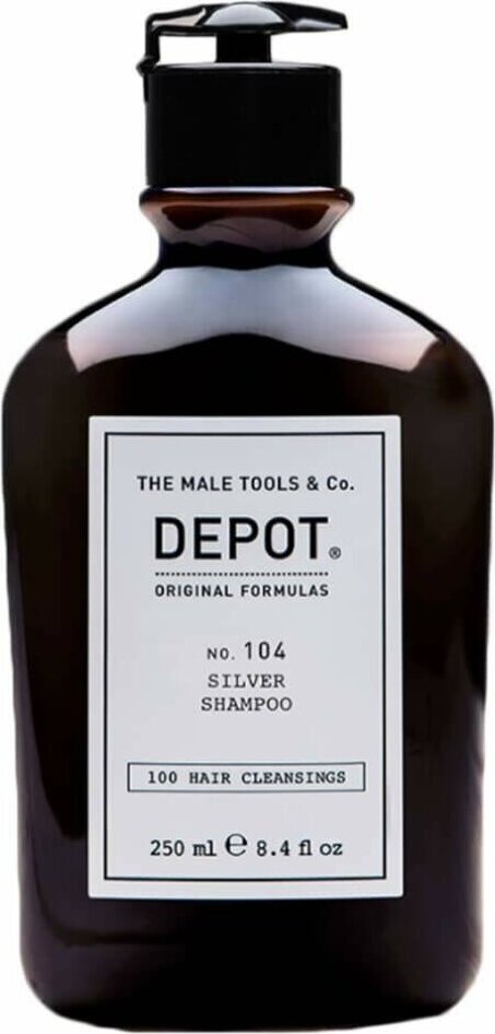Depot DEPOT 104 Silber Shampoo 250ml - Für graues Haar 2007958