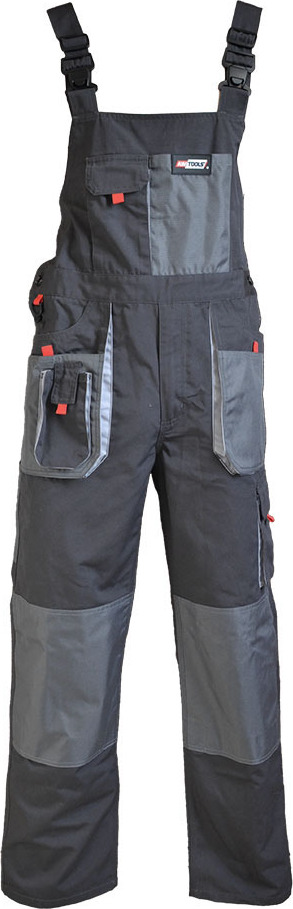 Awtools spodnie robocze ogrodniczki kieszenie na nakolanniki t1/ xl