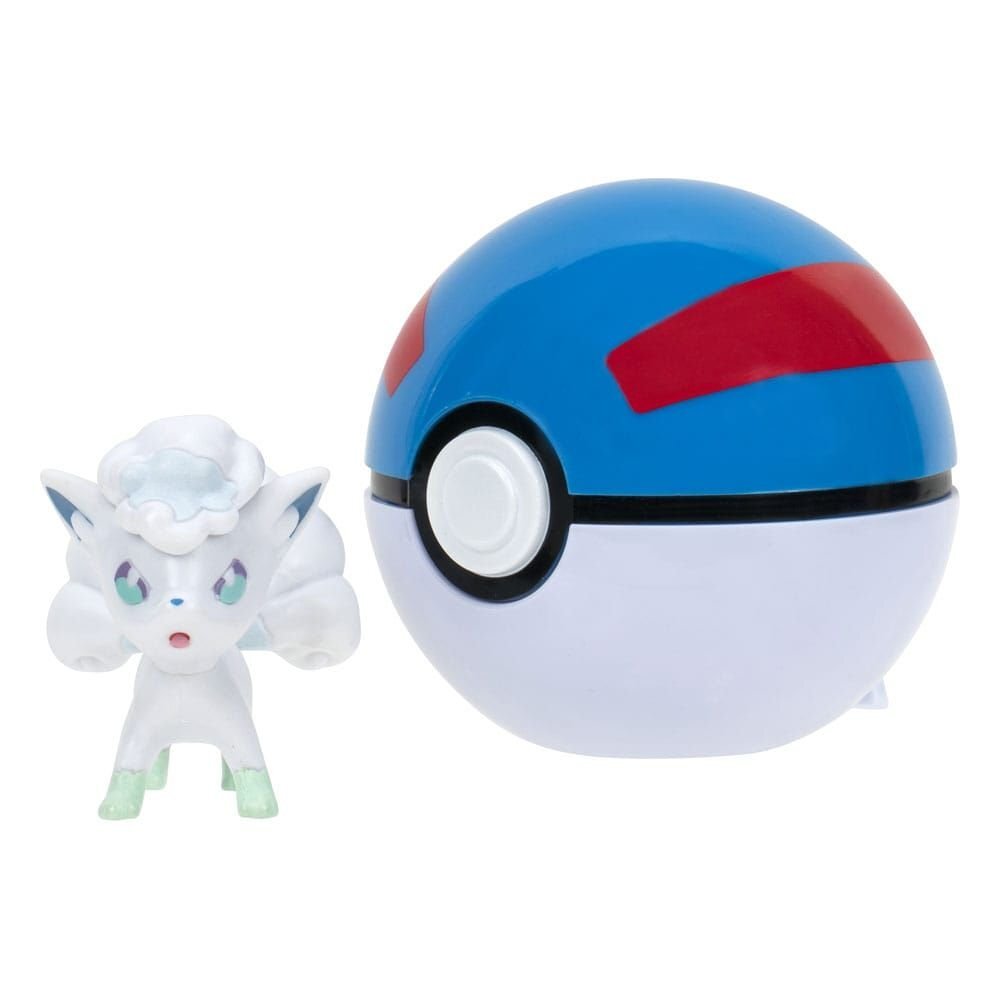 Jazwares Pokémon Clip'n'Go Poké Balls Alola-Vulpix & Pokéball 110