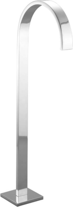 Dornbracht MEM Wannenauslauf ohne Umstellung für freistehende Montage, Ausladung 280mm, 13672780-42