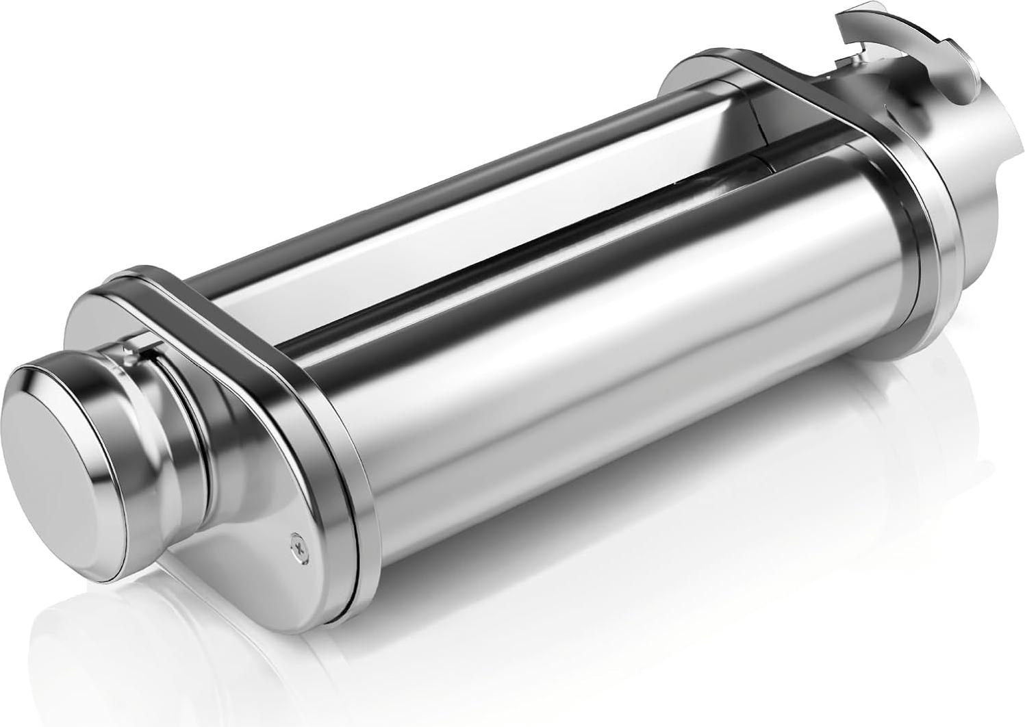 Bosch Pastawalze Lasagne MUZ5NV1, für Lasagne, Nudelplatten, Nudelvorsatz, Pasta-Aufsatz, 8 Stärken, Edelstahl, passend Serie 4 und 2