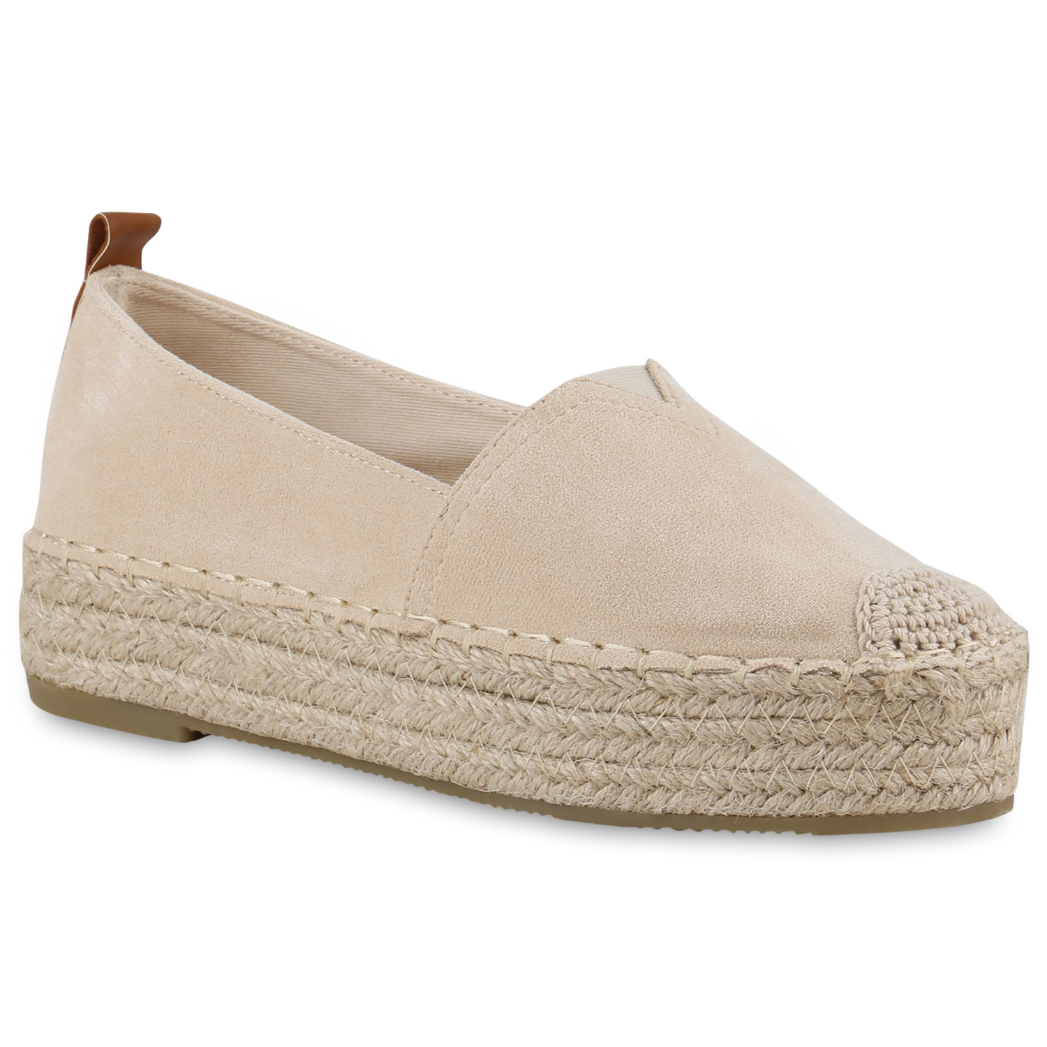 SELECTED FEMME Damen Espadrilles Aus Leder | Flache Sommerschuhe Mit Gummisohle