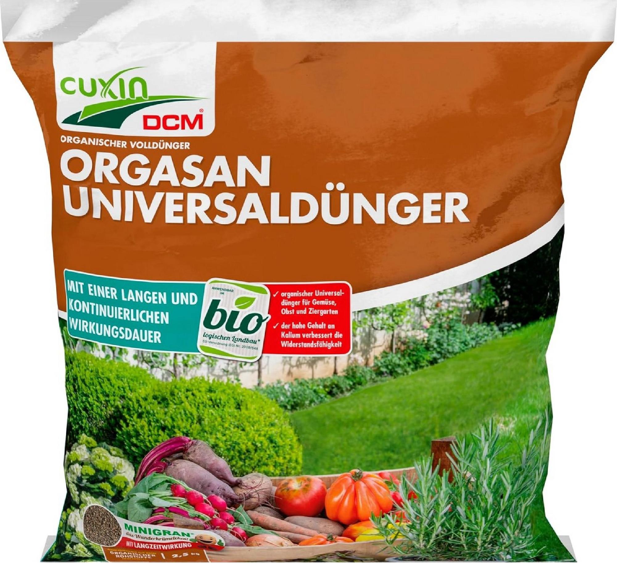 Cuxin DCM Orgasan Universaldünger, 2,5 Kg