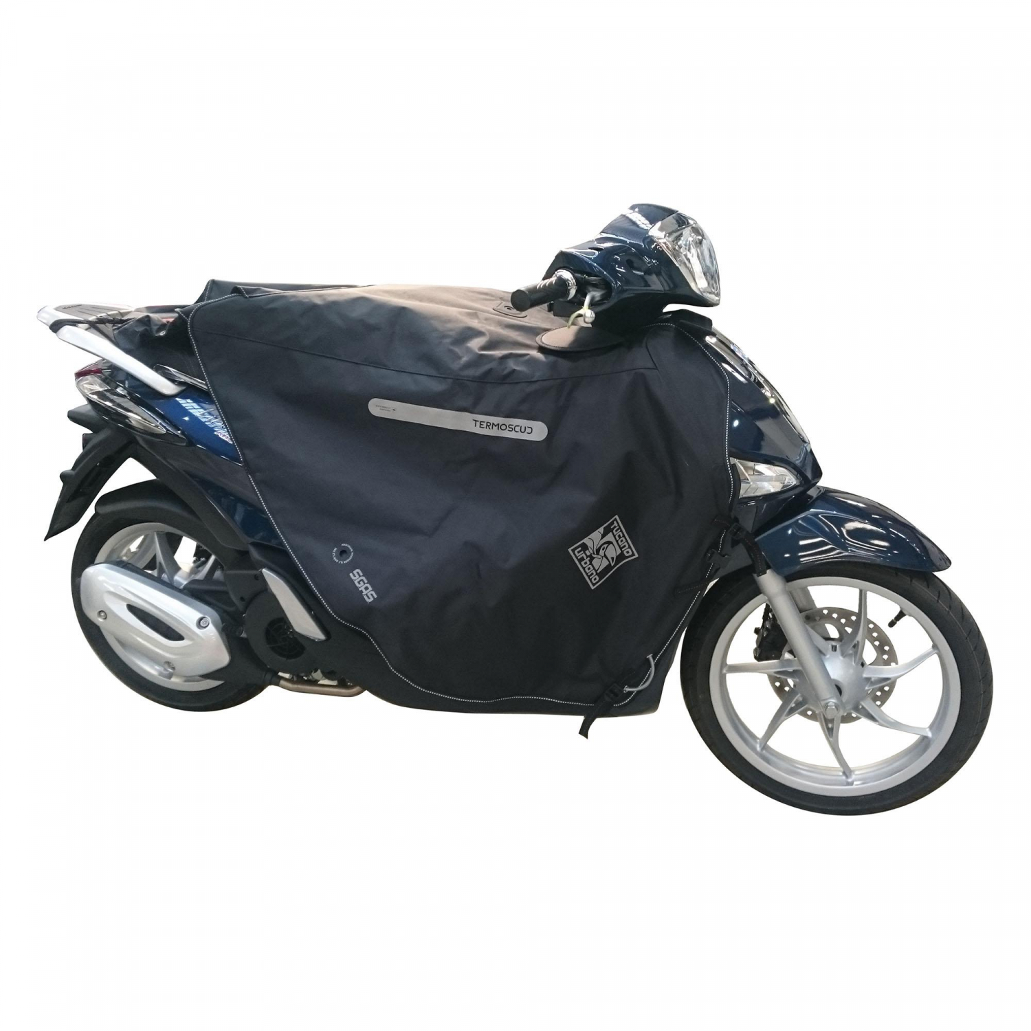 TUCANO URBANO R184 Thermoscud Beinschutz schwarz mit schwerem Nylon-Außenmaterial R184X