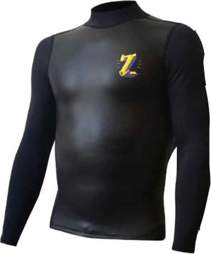 Zion Asher Pacey Langarm-surfjacke 1/2 Mm Schwarz M Schwarz M ZAPACEY5LSVEST-M
