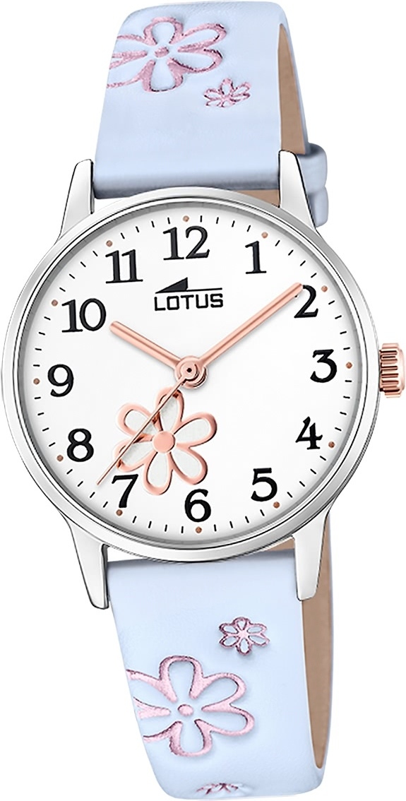 Lotus Leder Jugend Kinder Uhr Armbanduhr hellblau Elegant Classic D2UL18863/3