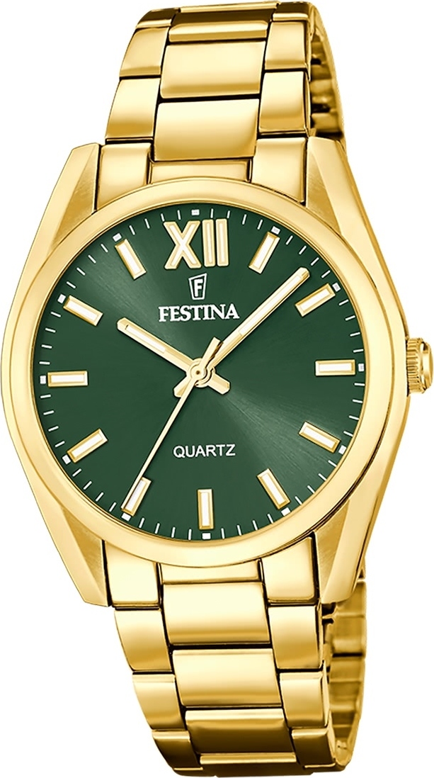 Dámske hodinky Festina z nehrdzavejúcej ocele zlaté Náramkové hodinky Festina Boyfriend D2UF20640/4