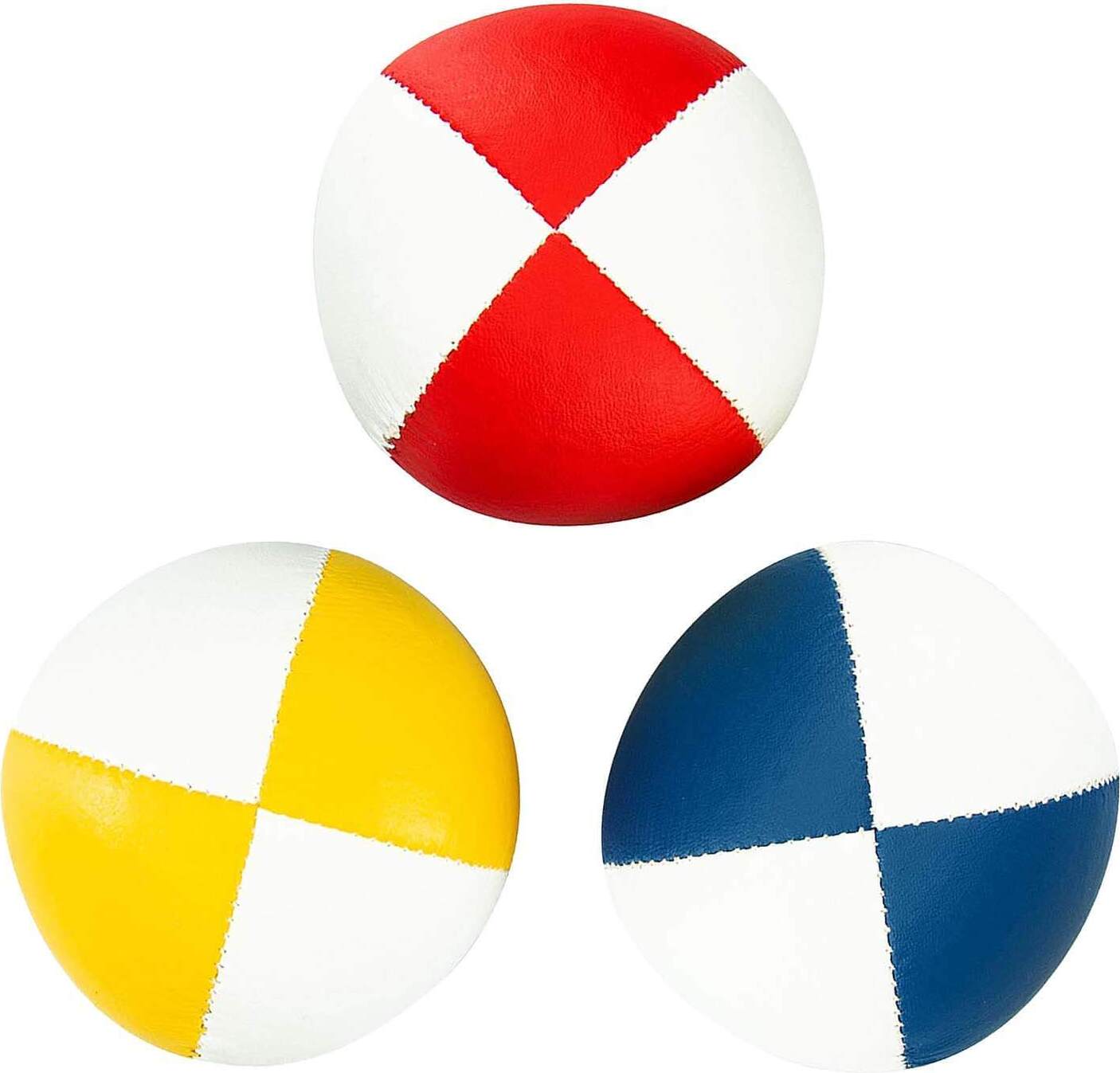 Lot De 5 Balles De Jonglage Diabolo – 62 Mm, Cuir Synthétique Imperméable, Remplies De Millet – Poids 100g – Cadeau Pour Débutants Et Enfants
