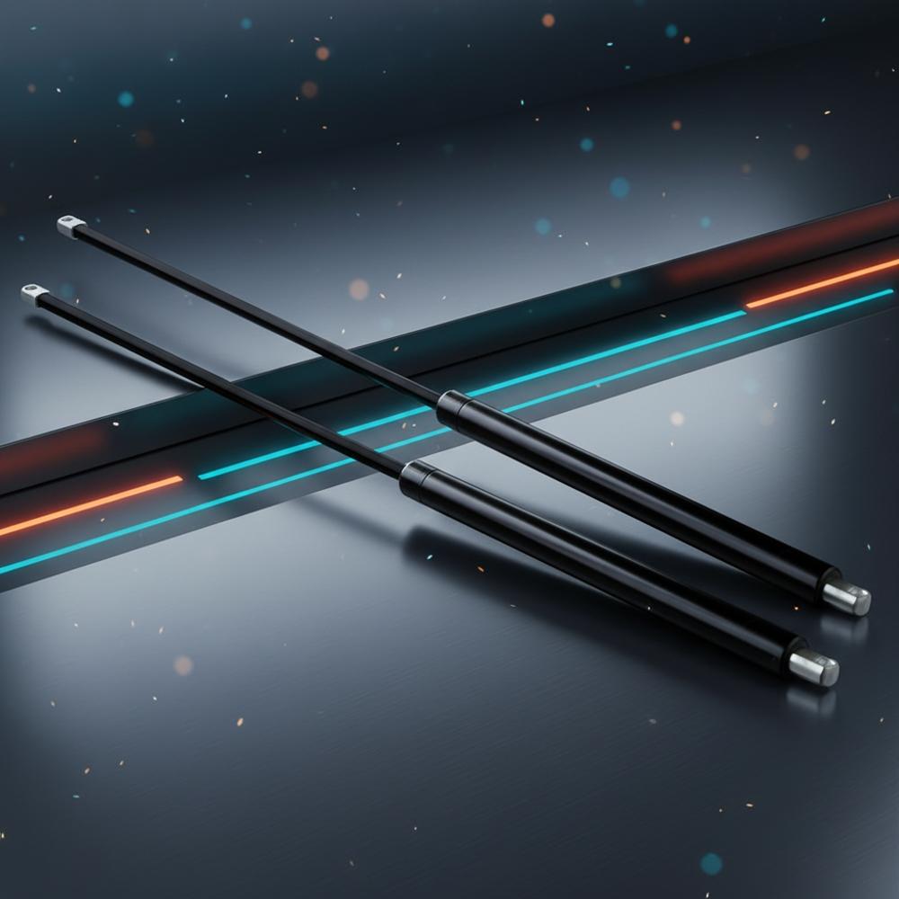 Feel2Home 2 Stück Gasdruckfeder 1500N Gasdämpfer Heckklappendämpfer Motorhaube Haltehilfe