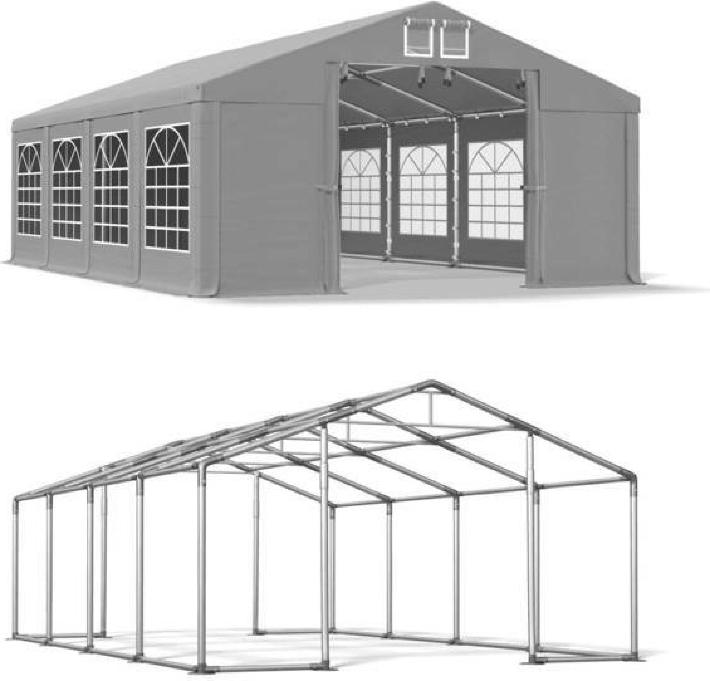Saison Zelt 6x8 Grau WINTER ISD