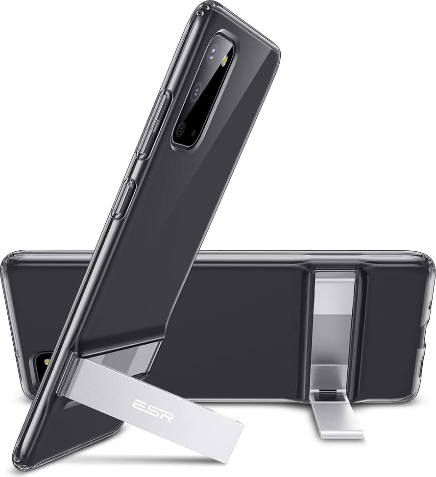 ESR Air Shield Boost Kickstand kryt na - Samsung Galaxy S20 4G / S20 5G - transparentná