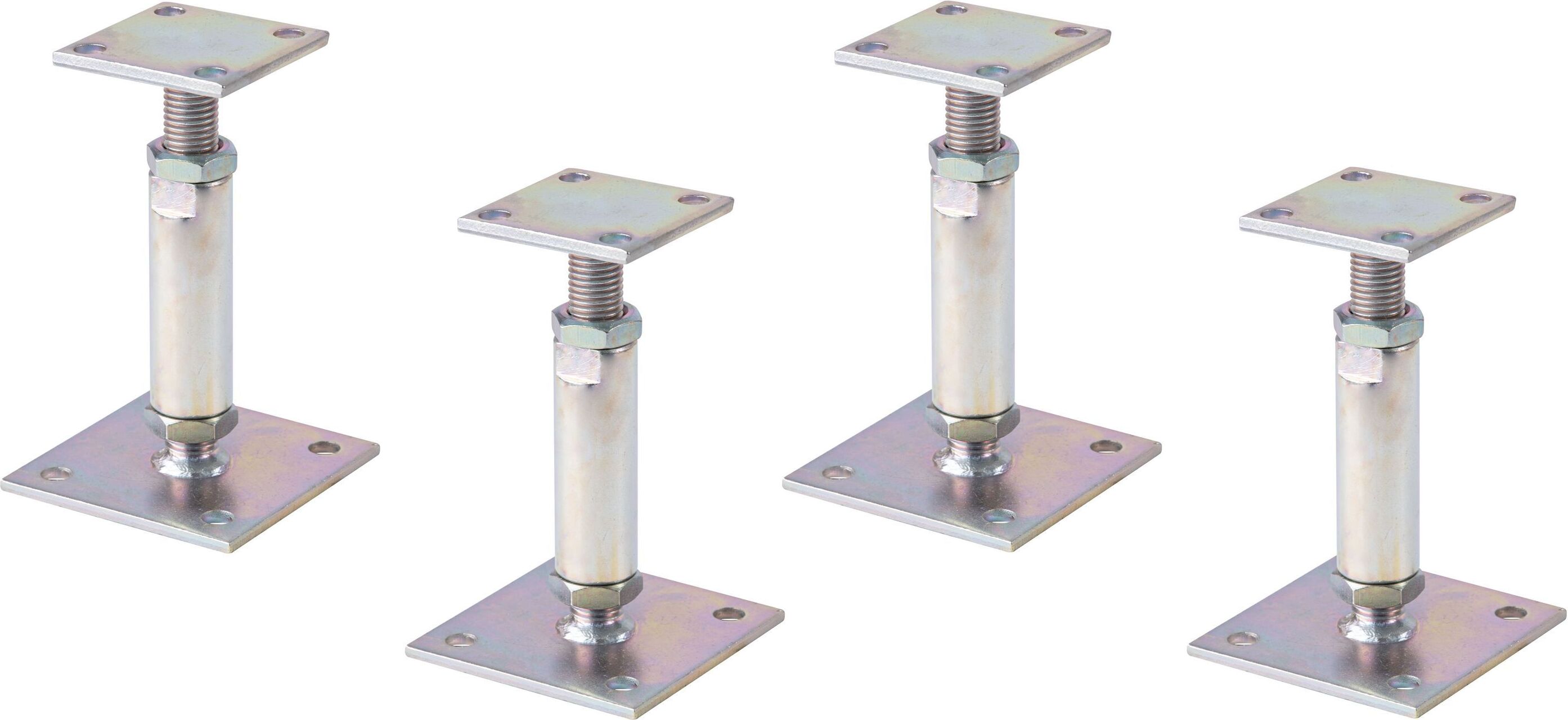4 Picchetti Da Terra A Vite 14" Per Tende E Gazebo – Con Chiave T E Adattatore Trapano