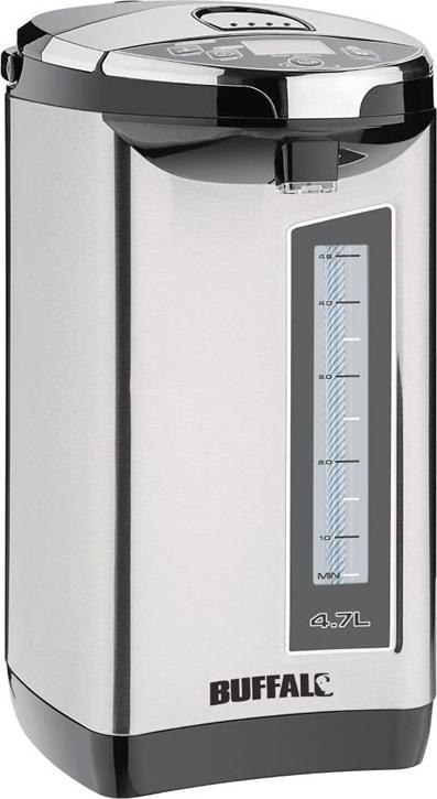 Buffalo Airpot 4,7L – Elektrischer Heißwasserspender mit Digitalanzeige & Energiesparmodus