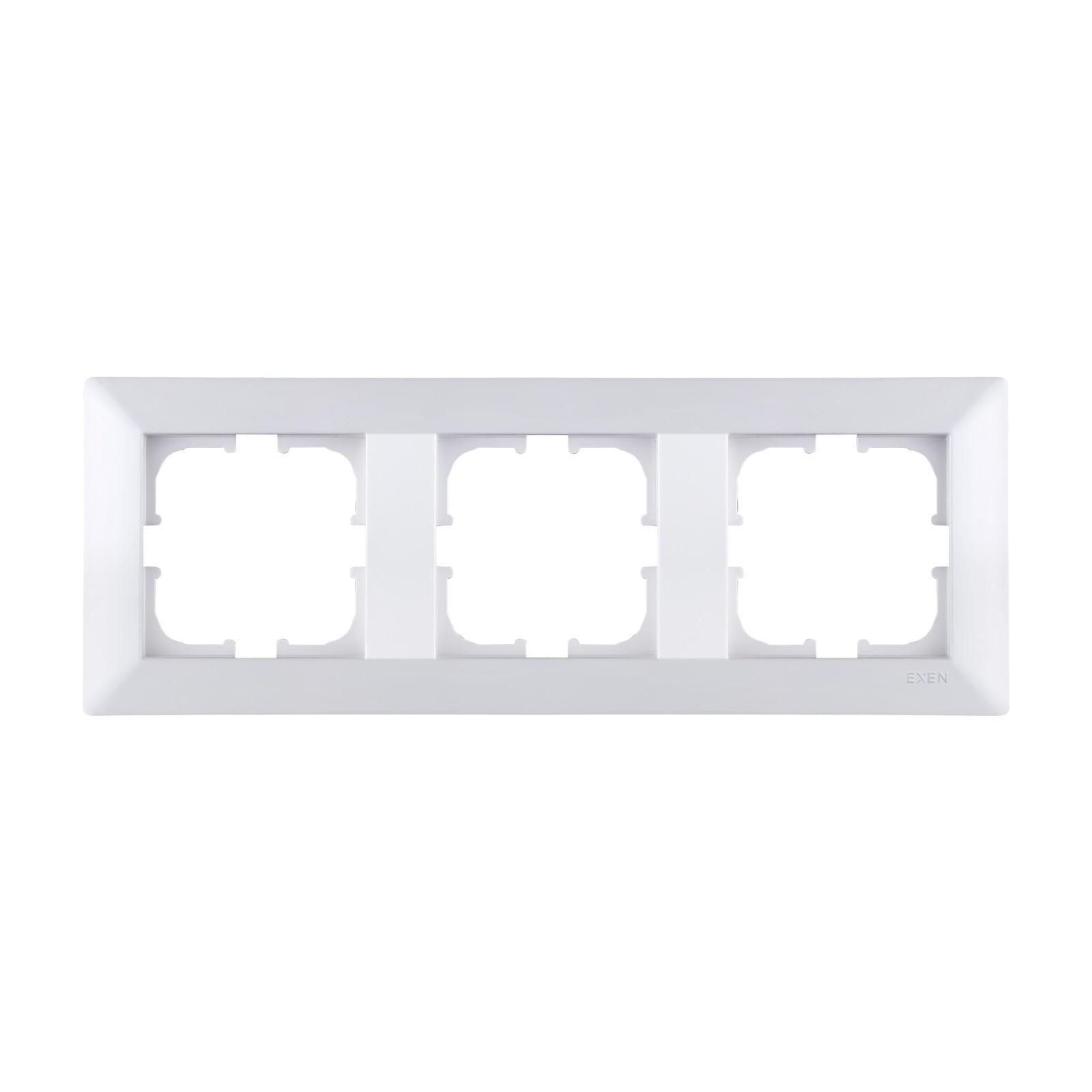 Dreifachrahmen Weiß O103/01E EXEN (Odak)