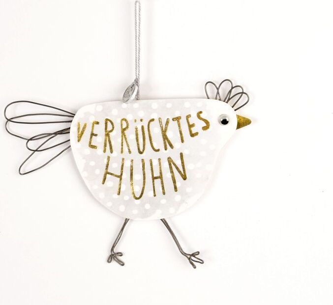 Good old Friends Anhänger Verrückte Hühner "Verrücktes Huhn" 14203