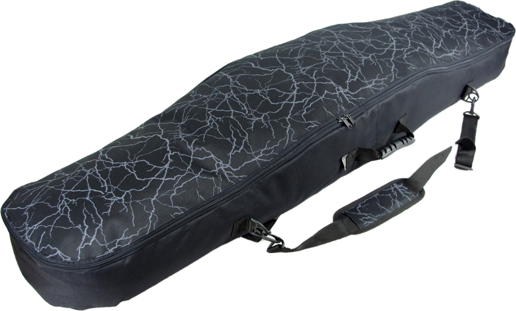 Leichte Snowboardtasche Mit Polsterung – Ideal Für Reisen & Winter-Sport – Inkl. Schultergurt & Kleinem Fach – Schwarz, 150 Cm