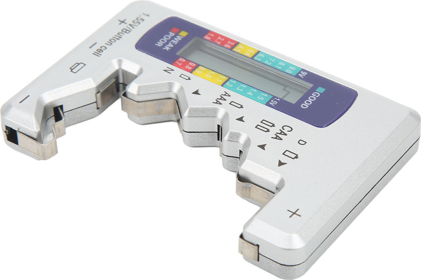 Cocosity Digitales Batteriekapazitätsmessgerät,Digitales Batteriekapazitätsmessgerät,Digitales Batteriekapazitätsmessgerät,Universeller Batterietester,Zellenanalysator,Batterietester