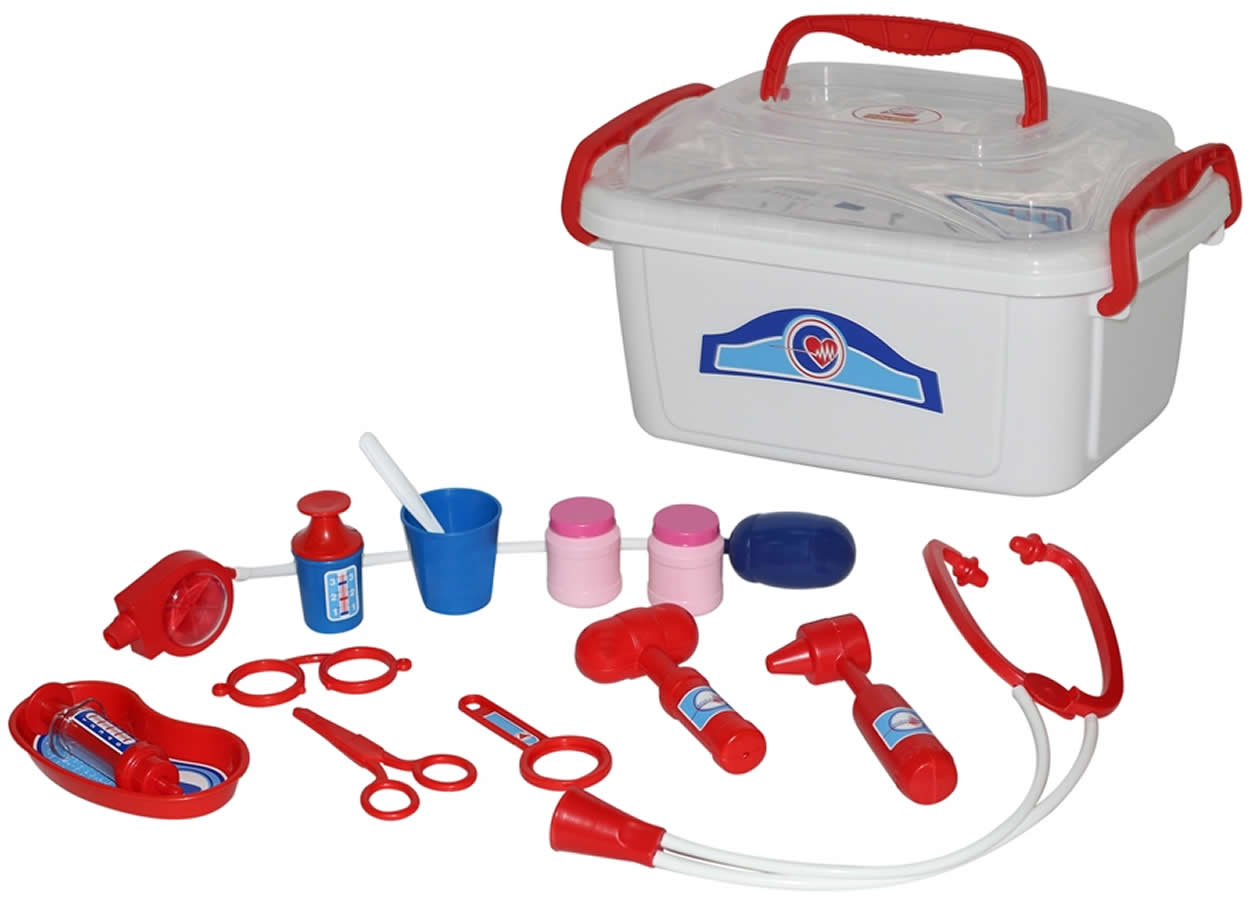 POLESIE Coloma Doktorset Nr.2 in Box/Kontainer Kinder Doktorkoffer Arztkoffer Arzttasche