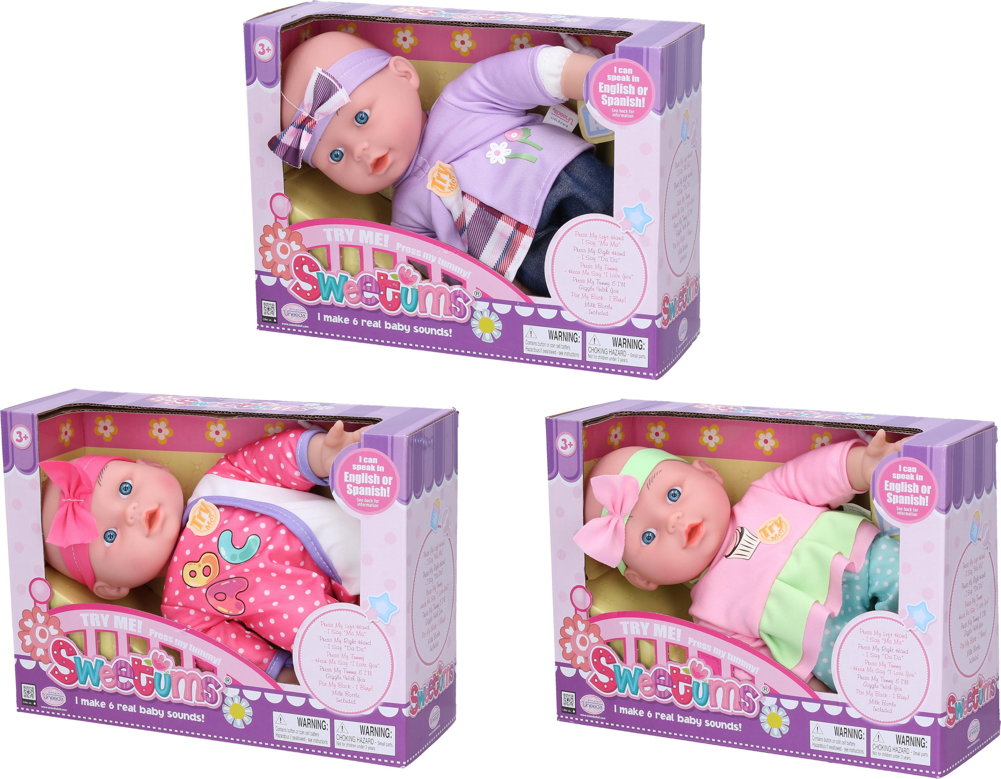 Wiky Weiches sprechendes Baby, 28 cm