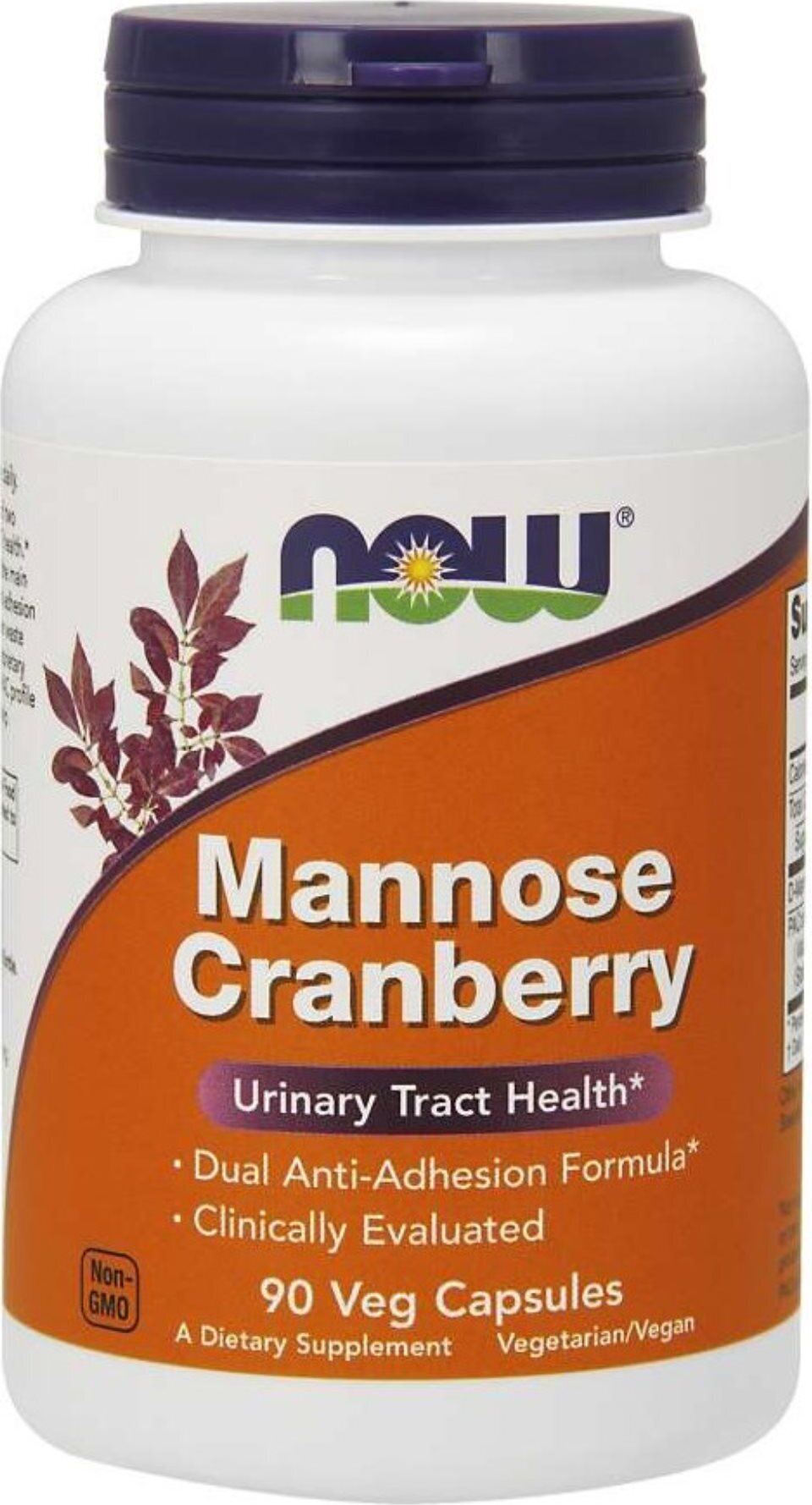 NOW Foods - Mannose, Mannose Cranberry, 90 Kapseln P29363