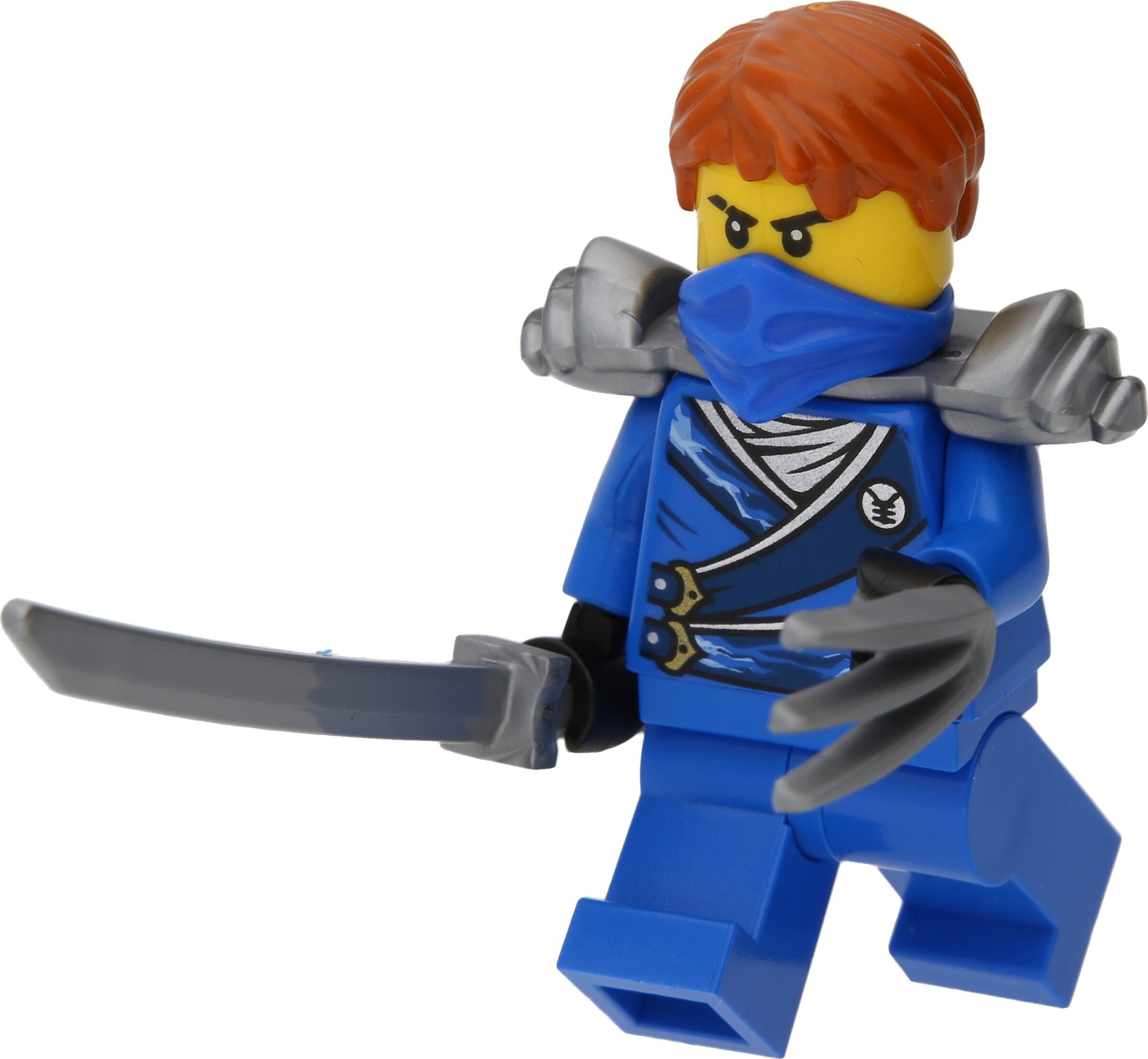 LEGO Ninjago: Jay so striebornou katanou