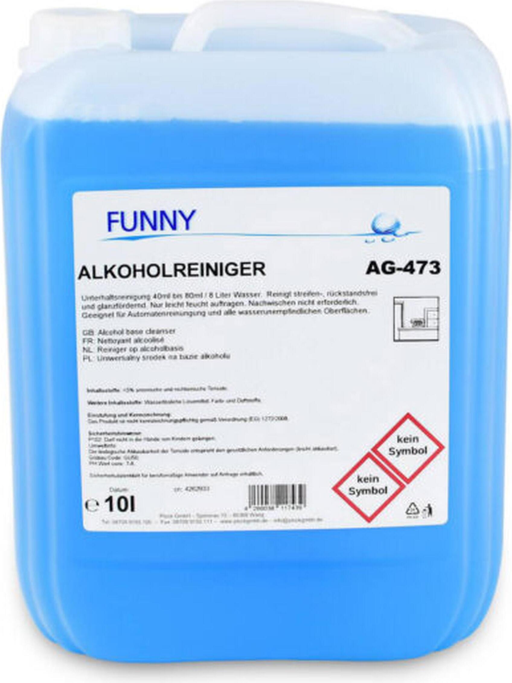 Plock Alkoholreiniger Funny - 10 L Kanister - Konzentrat - Allesreiniger